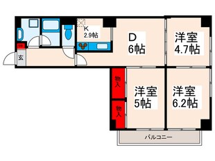 サンフィールド西日暮里の物件間取画像